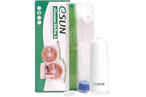 ‎ESUN eSUN Upgrade Vacuum Kit, 10 sztuk worek do przechowywania próżniowego filamentu do drukarek 3D z pompką USB, worek wielokrotnego użytku odporny wilgoć, suchy próżniowy worek do przechowywania szpuli