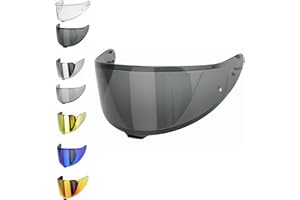 EvoParts Visiera per casco Shoei Nxr 2 (no Nxr 1) - Z8 - X15 - xSPR Pro - Cwr-f2 (Nero 80%)