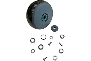 TIMBERA Repair Kit Compatible with Husqvarna Automower Front Wheel – No Shaft Required – Includes Bearings, Seals, Tyre, Hub & Shield – 320, 330X, 420, 430X, 440, 450X, 520, 550, EPOS