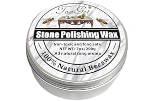 TooGet Stone Condimento Cera de Abejas para Pulir y Restaurar, Cuidado de Cera de Abejas para Muebles de Mármol, Baldosas de Cerámica, Piso de Piedra, Protección de Pulido de Piedra - 200g