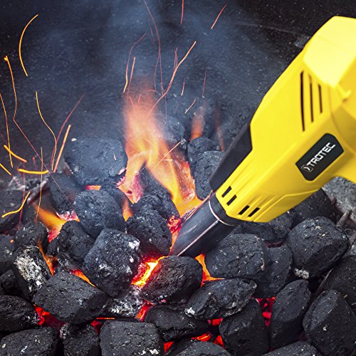 TROTEC Heißluftgebläse / Heißluftpistole HyStream 200 (2.000 Watt) bis max. 550 °C mit vielseitig einsetzbarem Vorsatzdüsen-Set - 9