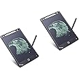 (Pack of -2) Re-Writable LCD Writing Tablet Pad with Screen 21.5cm (8.5Inch) for Drawing, Playing, Handwriting Best Birthday Gifts for Adults & Kids Girls Boys, Multicolor
