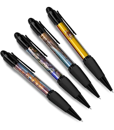 DV DESIGN Set Of 4 Spain White Ballpoint Ink Pens - View #4