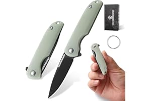 DRACHENADER Cuchillo Llavero, Acero 5Cr13moV, Longitud De La Hoja 5,2 Cm, Para Camping Al Aire Libre