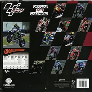 2017 Moto GP Official Calendar (Square)