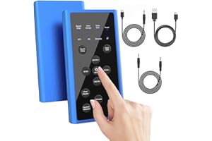 Cozbuen Table de Mixage DJ Carte Son Externe V8 Controleur DJ, Karaoke Complete Interface Audio Bluetooth Pioneer Studio Console, Live Changeur de Voix pour PC Phone Gaming Streaming