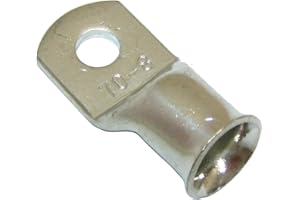 All Trade Direct 10 Copper Tube 70Mm X 8Mm Lug Battery Starter Cable Welding Crimp Terminal Ring