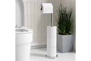 NIFFGAFF Acier INOX Porte Papier Toilette de Haute qualité för Cuisine,Pratique et Design, Convient pour Tous Les WC et salles de Bain