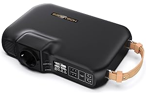 EGRETECH Generatore di Potenza Portatile da 260Wh, Generatore Solare di Backup da 300W con 6 Porte di Uscita AC/DC/USB-A/USB-C PD.