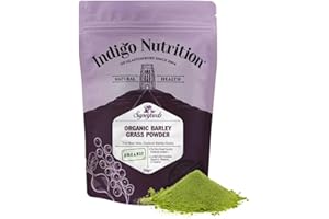 Indigo Herbs Organic New Zealand Barley Grass Powder 250g