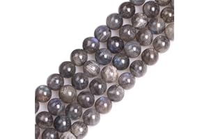 GEM-INSIDE CREATE YOUR OWN FASHION SHG Store Perles en pierre précieuse naturelle 8 mm labradorite pour fabrication de bijoux 38,5 cm