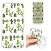 Produktbild iPhone 7 8 Hülle, E-Unicorn Handyhülle Apple iPhone 7 8 Hülle Transparent mit Muster Kaktus Silikon Durchsichtig Tasche Ultra Slim Dünn TPU Bumper Schutzhülle Stoßfest Hochwertigem Zubehör Set Etui Schale Back Case Cover Rückseite