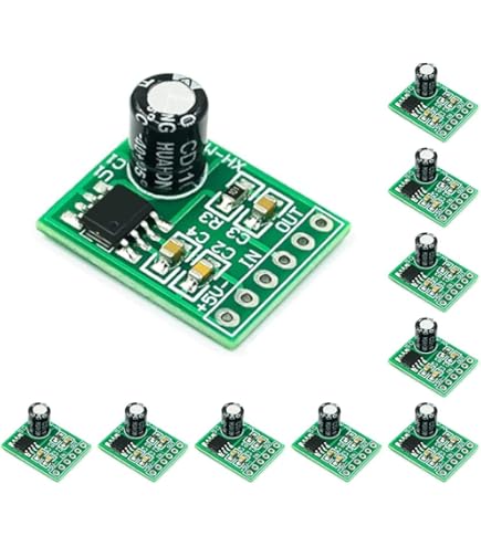 ICQUANZX 5pcs Super Mini PAM8403 Digital Power Amplifier Board 2 * 3W Class D 2.5-5V USB Power
