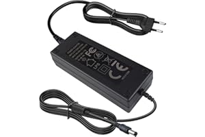 WEISHUO Fuente Alimentacion 24V 5A 120W, AC 100-240V a DC 24V Transformador, Adaptador con Enchufe 5.5 x 2.5 mm Universal para Tiras LED, Cámaras de Seguridad, Monitor LCD