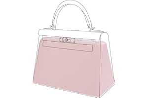 DGAZ Soie Coussin de Sac à Main Pour Sac à Main de Luxe Kelly 25/28/32/35, Organisateur de Sac à Main Soie, Femmes Organisateur de Sac à Main (KL25, Rose)