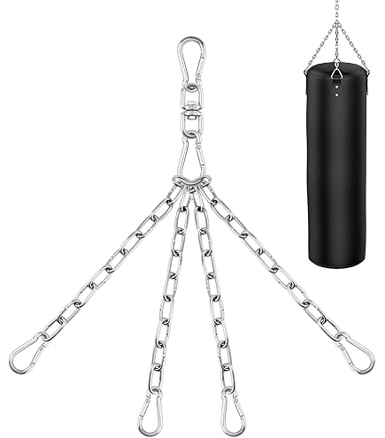 Molla Per Sacco Da Boxe Meister - Professionale Per Sacchi Fino A 113,4 Kg, Acciaio Resistente - Foto 10