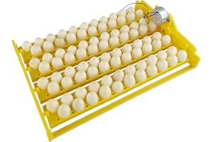 Voiakiu Bandeja giratoria para Huevos | 88 Incubadora Totalmente automática | Bandeja giratoria para incubadora automática de Huevos, incubadora de Huevos, reproductora para gallinas, codornices