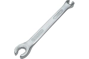 Aerzetix - Chiave piatta aperta per tubo freno 8x10mm - chiave a tubo per tubi freno - in acciaio CR-V - DIN 3118 - colore argento - C51131