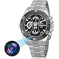 m mhb New Full HD 1080p Security Camera HD Spy Wrist Watch Camera Surveillance Indoor Outdoor Hd Video Recording with Inbuilt 32GB SD Card