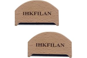 ‎IHKFILAN IHKFILAN Pullover-Kamm, Kaschmirkamm, Wollkamm, Fusselentferner, Reinigungswerkzeug für Kleidungspflege, 2 Stück