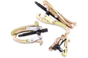‎QIILU Qiilu Abzieher, 3 Backen Lager Abzieher Heavy Duty 7,6 Zoll 10,2 15,2 cm gesenkgeschmiedet Stahl Nabenlagerabzieher Set Auto Van Rad Zahnrad Abzieher Abzieher Werkzeug