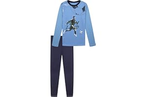 In One Clothing - Jungen Schlafanzug lang, weicher Single-Jersey aus 100% Baumwolle
