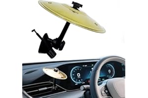 SOLUAME Car Cymbal Air Vent, Car Crash Cymbal, Drum Cymbal, Ingenious Design, Suitable For Various Car Air Vents, For Music Lovers
