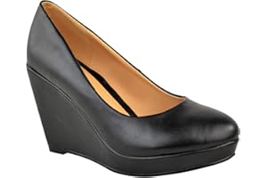 FASHION THIRSTY Womens Court Shoes Wedge Mid High Heel Platform Sandals Ladies Comfort Cushioned Heeled Party Occasion Slip On Heels Flatform Dress Sandal