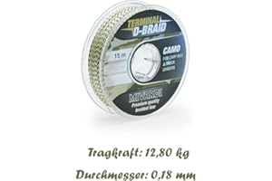 Mivardi 15 m Carp Leader Braided Line 0.12 - 0.26 mm