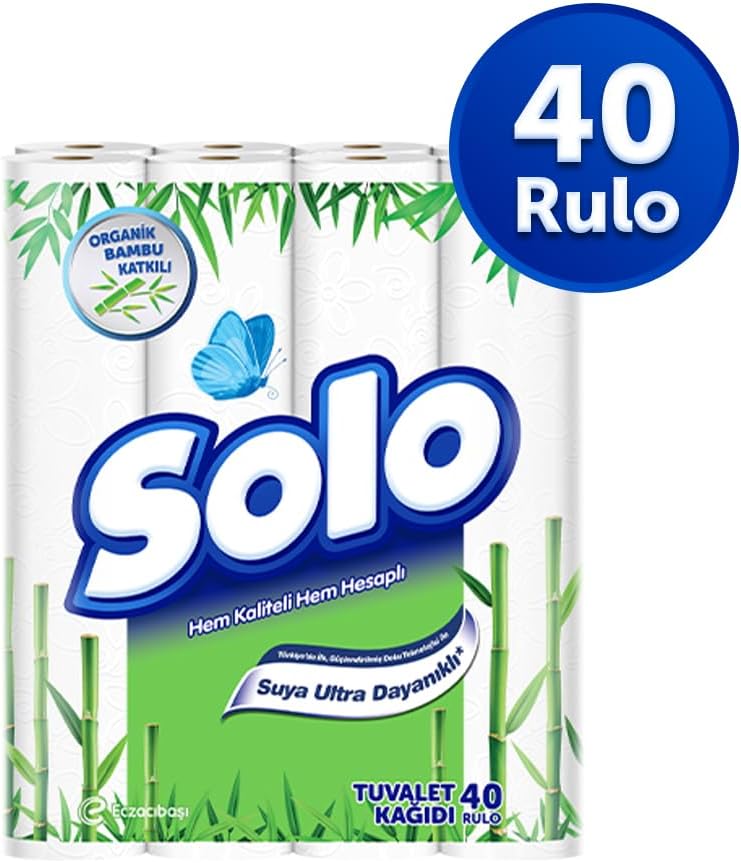 SOLO Bambu Katkılı Tuvalet Kağıdı 40’lı