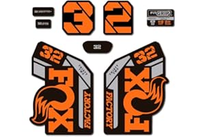 STAR SAM Pegatinas Compatibles con horquilla bici Fox 32 Heritage Collection 2021 Naranja 1 CMT