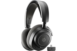 SteelSeries Casque sans fil Arctis Nova 7 multi-plateforme Gen2 -Contrôle des applications en temps réel - 50H+ -Haut-parleurs magnétiques en néodyme -Mixable 2,4GHz/Bluetooth -PC,PS5,Switch1/2,Mobile