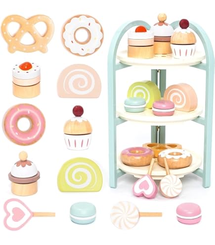 Woet Pizza En Bois – Set De 32 Pièces Avec Garnitures, Roulette, Plateau, Menu – Jeu D'Imitation Culinaire FSC – Dès 2 Ans – Cadeau Éducatif