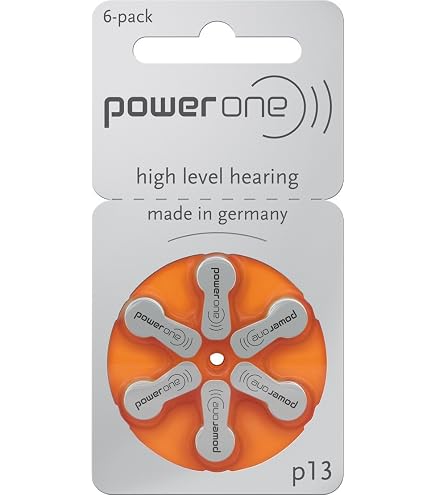 PowerOne Implant Plus P675 Batterien – 60 Stück, 1,45 V, Zink-Luft, Für Cochlea-Implantate (Haltbarkeit Bis 11/2024)