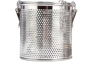 Sahgsa Sitko do przypraw ze stali nierdzewnej, filtr do przypraw, filtr do herbaty, luźny, dzbanek do herbaty, z łańcuszkiem do noszenia i hakiem, akcesoria kuchenne, do herbaty, ziół, kawy, przypraw