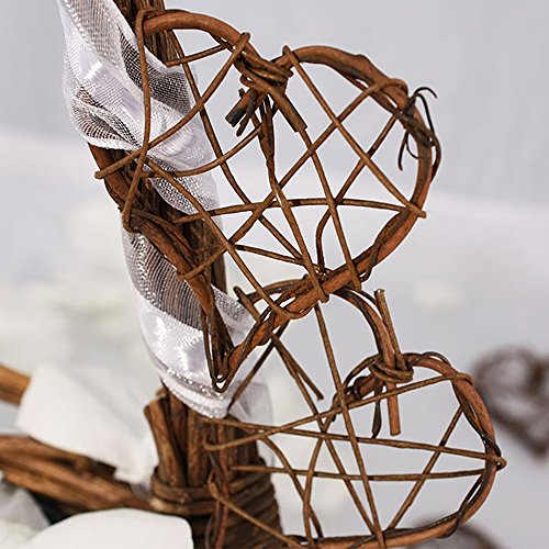 STREUDEKO „RATTANHERZEN“, 20 ST. – 5er-Set – Im Einklang mit der Natur … - 3