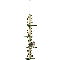 Kattenboom 77 Cm Met Dubbele Ligplekken - Alles-in-één Kattentoren Voor Binnenkatten Afneembare Mand En Krabpalen Groen Kattenmand