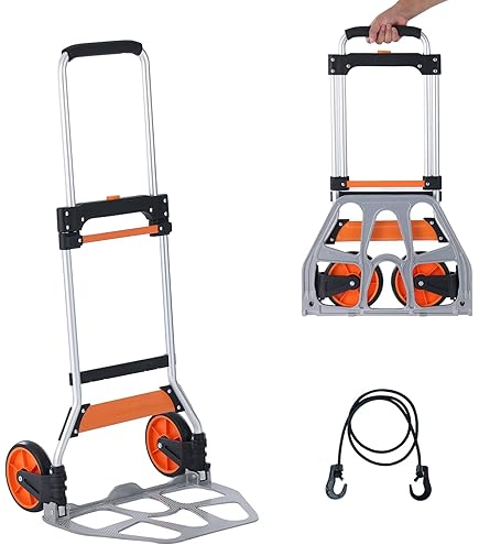 Carrello pieghevole in alluminio 90 kg portata (1 pz) - Packing 4 You