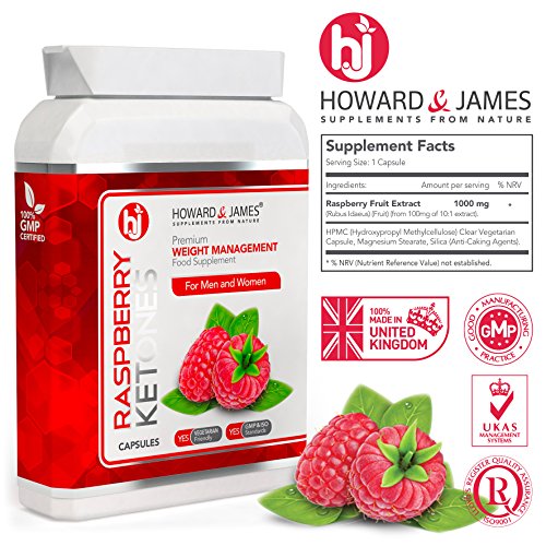 Raspberry Ketones 60 Capsules 2000mg Daily Serving | Vegetarian & Vegan Friendly Capsules | Max Strength for Men or for Women (60 Capsules) - Image 6