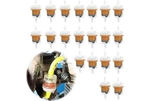 XOXVURI 20 Pcs Kraftstofffilter Benzinfilter passt Inline Kraftstofffilter,Universal Flüssigkeitsfilter motorrad benzinfilter Mit Magneten für Rasenmäher Auto Motorrad Roller benzinfilter 6mm 8mm