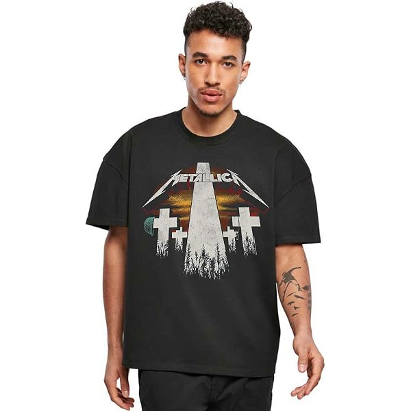 Buy KadakMerch Oversized T-Shirt | Metallica - Master of Puppets