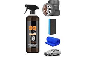 NIBLIDO BronzeBomber Brake Wheel Cleaner, 120ML BB BreakBomber Non-Acid Wheel Cleaner, Perfect for Cleaning Wheels and Tires, Rim Cleaner & Brake Dust Remover (1PC)