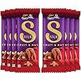 Cadbury Dairy Milk Silk Fruit & Nut Chocolate Bars, 55 g (Pack of 8)