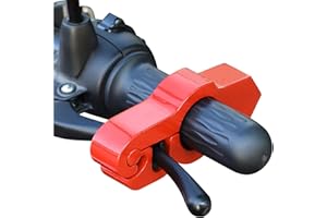 Focket Universal Motorcycle Lock - Front Brake & Clutch Lock for Dirt Bike, Scooter, Motorbike, ATV - Red
