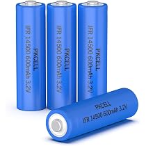 FlyGift AA Solarbatterien – Wiederaufladbar, 900 MAh, Perfekt Für Gartenleuchten
