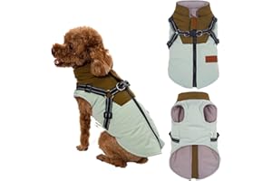 Lairle Hundemantel Winter Hundejacke Hundegeschirr Mantel Welpenmantel Jacke Weste Kleidung Kleines Hundegeschirr wasserdichte Hundemäntel für kleine mittelgroße Hunde