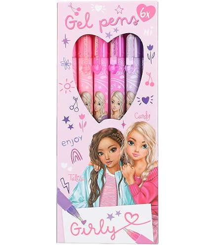Depesche TOPModel Fairy Love Set De Maquillaje – Sombra De Ojos, Lápiz, Gel Con Purpurina, Pinceles Y Plantilla, Ideal Para Niñas Creativas, Regalo De Belleza