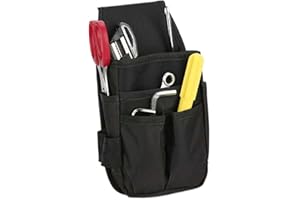 ‎KIMISS Elektriker-Werkzeugbund, Mehrere Taschen, Hardware-Tools, Zebra-Scanner-Holstertasche mit Taschen und Gürteltasche