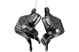 VG SPORTS MTB Bike Shifter Levers, 2x8 16Speed Left Right Lever Shifter Kits with Gear Indicator