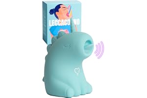 MySecretCase Professionell Vibrator med Tunga - Klitorisstimulator med Vibrerande Tunga, Slickande Klitorisstimulator, Mjuk Vibrator för Kvinnor, Sug och Slickfunktion (Slick)